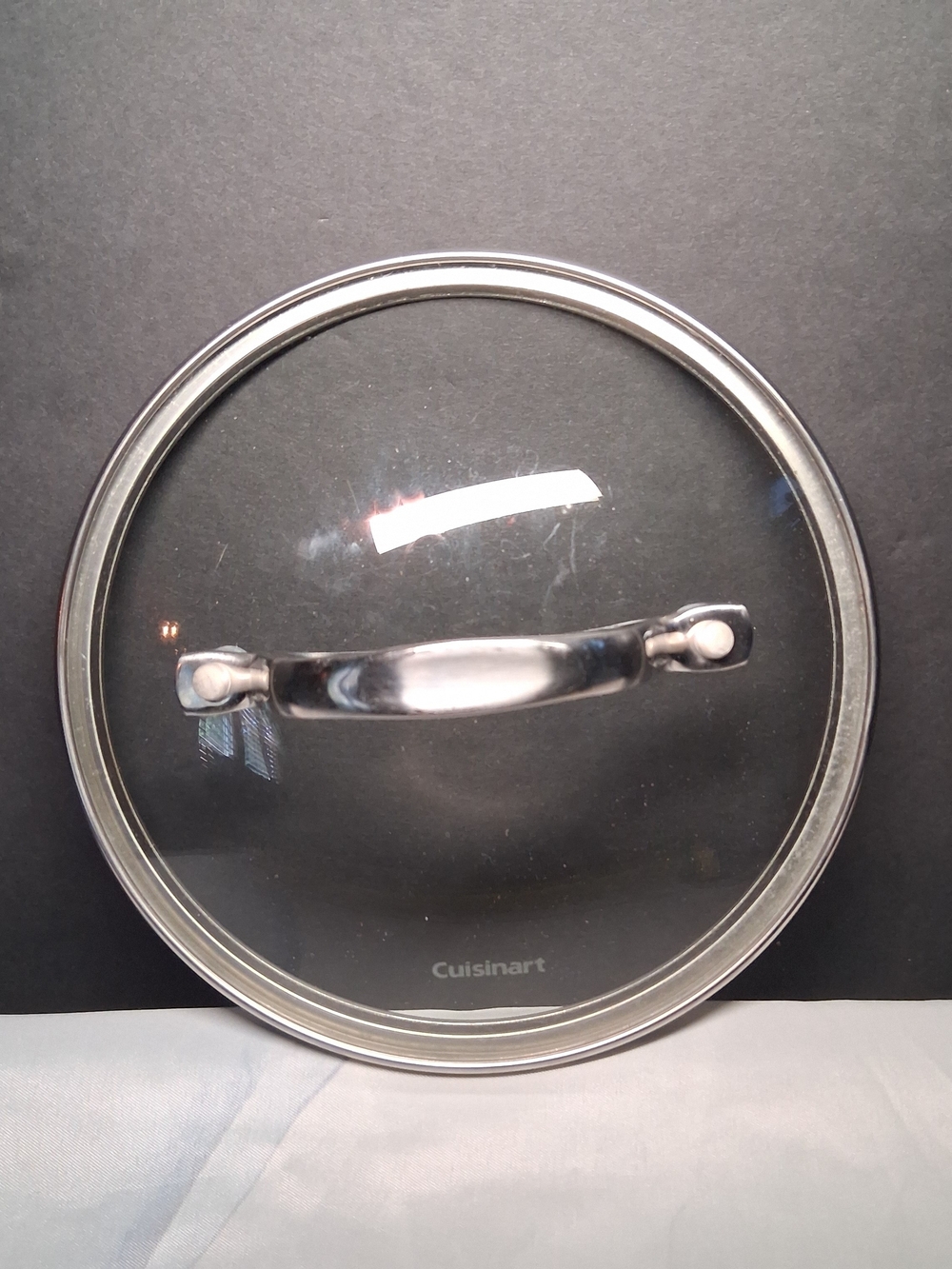 Cuisinart Glass Pot Lid with Stainless Steel Handle - Clear